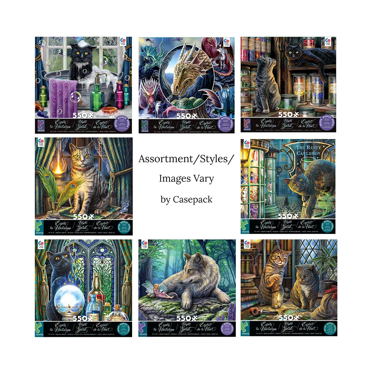 550PC NIGHT SPIRIT ASST (6) BL